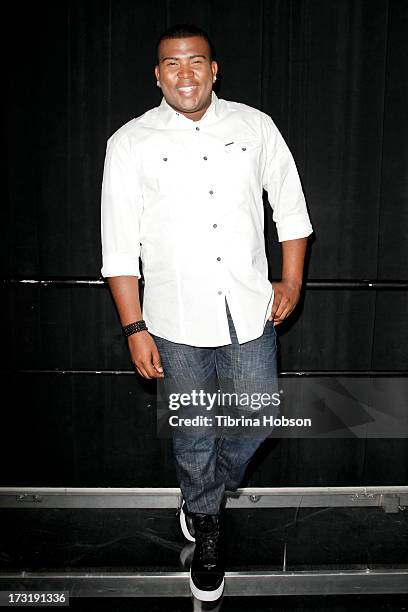 Curtis Finch Jr. Attends the 2013 American Idol Live! summer tour rehearsals on July 9, 2013 in Burbank, California.