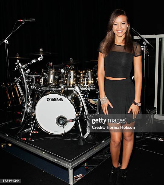 Aubrey Cleland attends the 2013 American Idol Live! summer tour rehearsals on July 9, 2013 in Burbank, California.