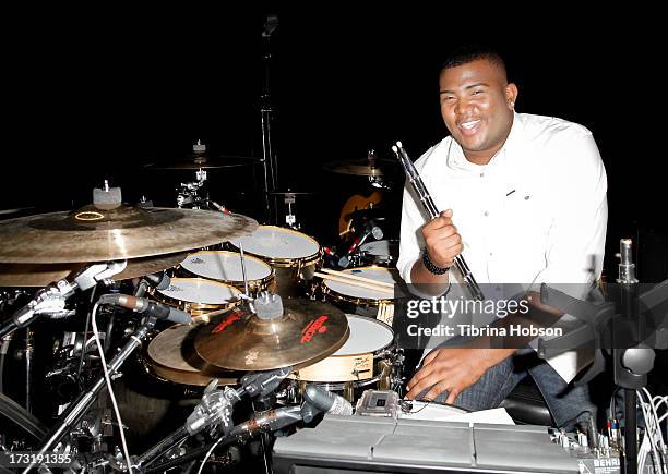 Curtis Finch Jr. Attends the 2013 American Idol Live! summer tour rehearsals on July 9, 2013 in Burbank, California.