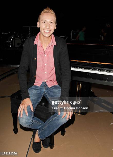 Devin Velez attends the 2013 American Idol Live! summer tour rehearsals on July 9, 2013 in Burbank, California.