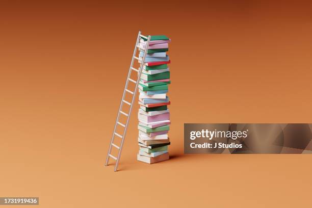 ladder of success concept - studying stock pictures, royalty-free photos & images