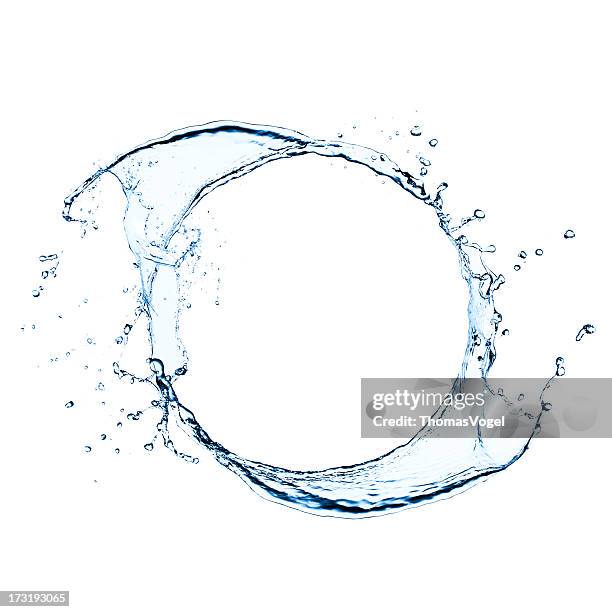 einzelbild foto von erfrischenden wasser swirl - circle water stock-fotos und bilder