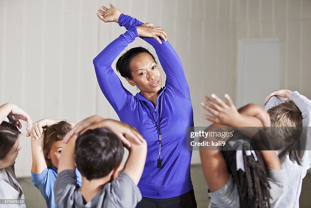 Physical education class