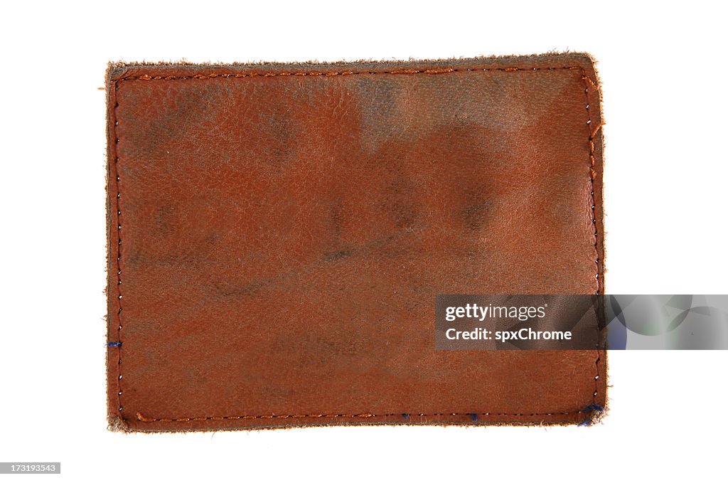 Blank Leather Jeans Label High-Res Stock Photo - Getty Images