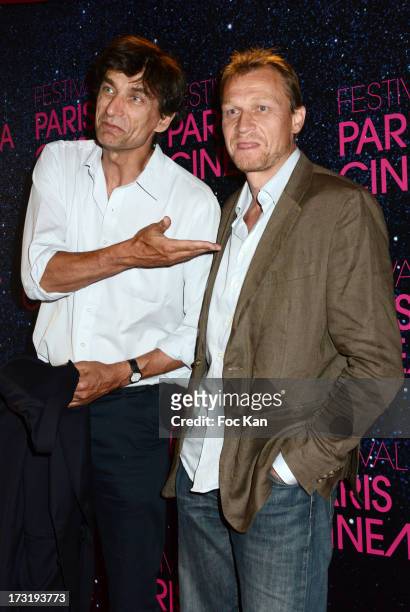 Producers Eric Altmayer and Nicolas Altmayer attend the 'Le Grand Mechant Loup' Paris premiere at Cinema Gaumont Opera on July 9, 2013 in Paris,...