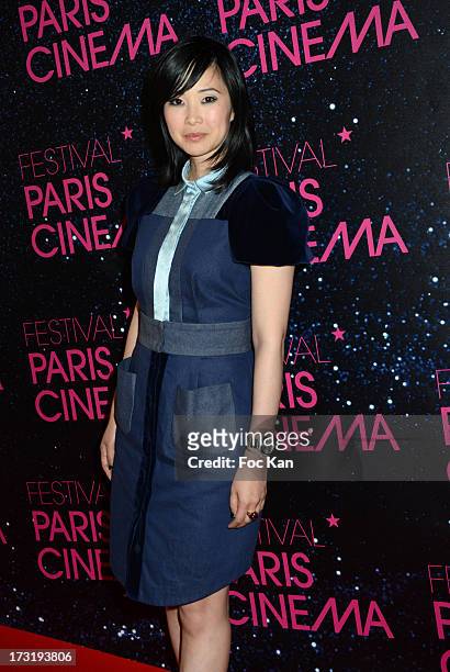 Linh Dan Pham attends the 'Le Grand Mechant Loup' Paris premiere at Cinema Gaumont Opera on July 9, 2013 in Paris, France.