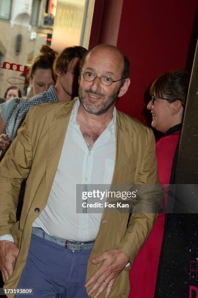 Actor Gilles Gaston Dreyfus attends the 'Le Grand Mechant Loup' Paris premiere at Cinema Gaumont Opera on July 9, 2013 in Paris, France.