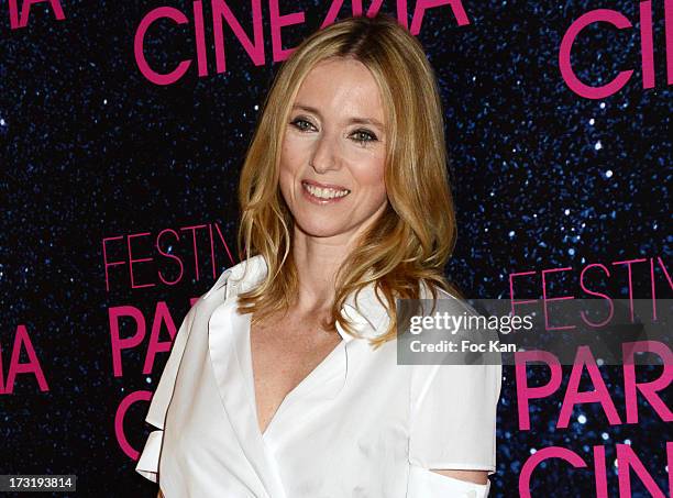 Lea Drucker attends the 'Le Grand Mechant Loup' Paris premiere at Cinema Gaumont Opera on July 9, 2013 in Paris, France.