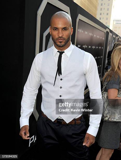 Actor Ricky Whittle arrives at the premiere of Warner Bros. Pictures' and Legendary Pictures' "Pacific Rim" at Dolby Theatre on July 9, 2013 in...