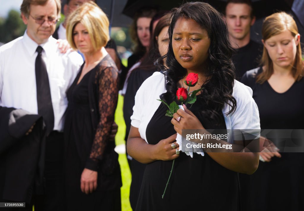 Woman at a Funeral