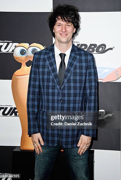 Producer Darren Lemke attends the "Turbo" New York Premiere at AMC Loews Lincoln Square on July 9, 2013 in New York City.