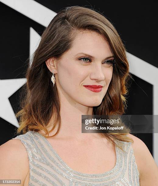 Actress Heather Doerksen arrives at the Los Angeles Premiere "Pacific Rim" at Dolby Theatre on July 9, 2013 in Hollywood, California.