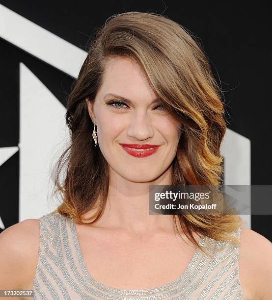 Actress Heather Doerksen arrives at the Los Angeles Premiere "Pacific Rim" at Dolby Theatre on July 9, 2013 in Hollywood, California.