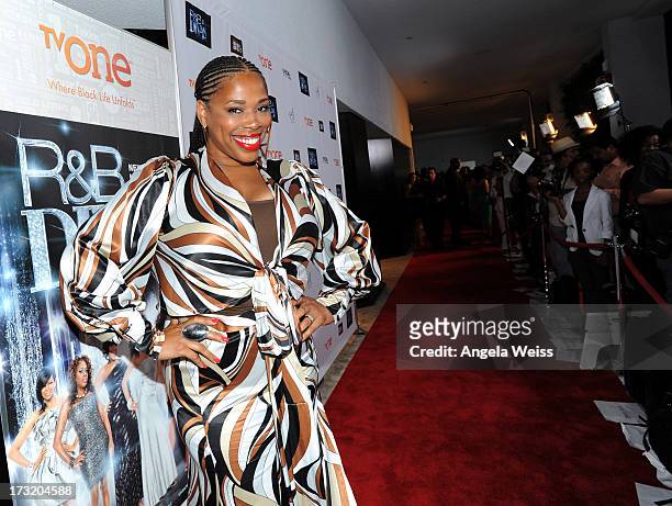 Television personality Nicci Gilbert attends the "R&B Divas LA" premiere event at The London on July 9, 2013 in West Hollywood, California.