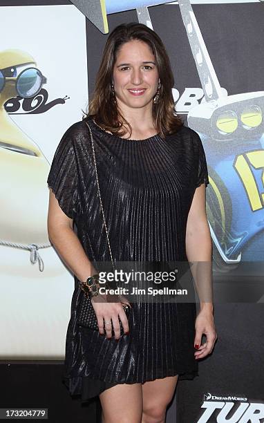 Race Car Driver Ana Beatriz attends the "Turbo" New York Premiere at AMC Loews Lincoln Square on July 9, 2013 in New York City.