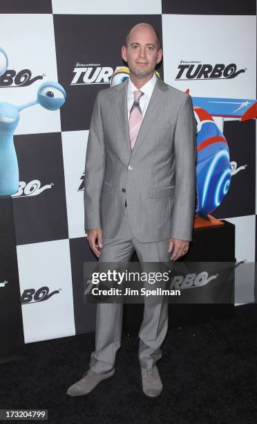 Director David Soren attends the "Turbo" New York Premiere at AMC Loews Lincoln Square on July 9, 2013 in New York City.