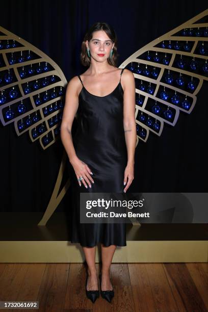 Emma Appleton attends the Garrard 'Wings Rising' Tower Of London party at Tower of London on October 12, 2023 in London, England.