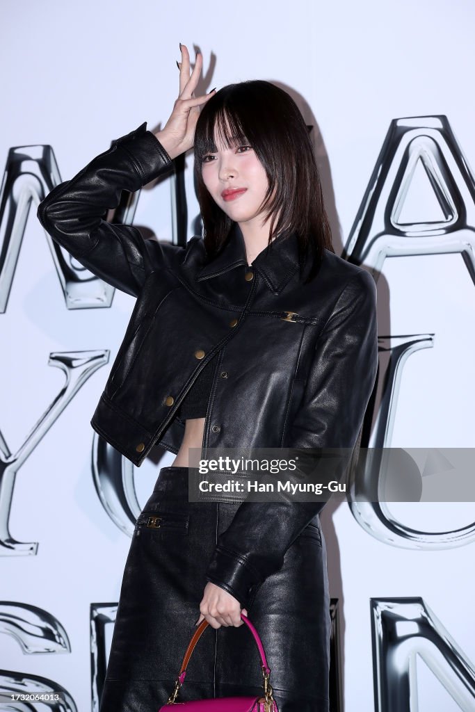 Ryujin of girl group ITZY is seen at the Coach 'Wear Your Shine