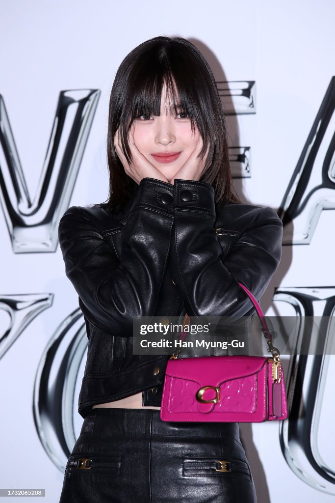Ryujin of girl group ITZY is seen at the Coach 'Wear Your Shine