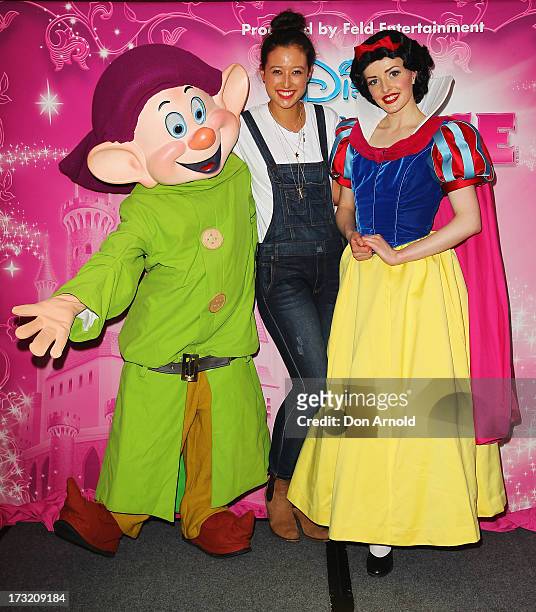 Teigan Nash poses during the Disney On Ice "Princesses & Heroes" opening show VIP party at Allphones Arena on July 10, 2013 in Sydney, Australia.