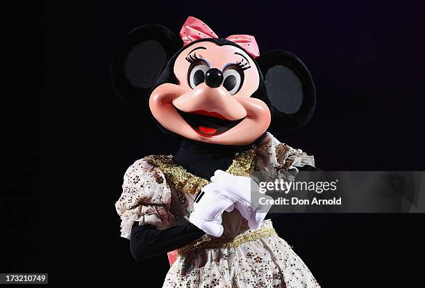 Disney characters perform during the Disney On Ice "Princesses & Heroes" opening show at Allphones Arena on July 10, 2013 in Sydney, Australia.