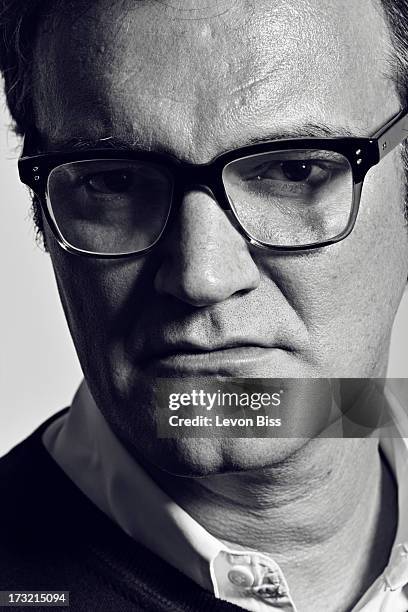 Film director Quentin Tarantino is photographed for Shortlist on December 7, 2012 in London, England.