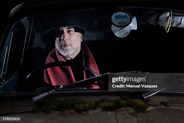 Designer Ron Arad is photographed for ARS magazine on April 26, 2013 in London, England.