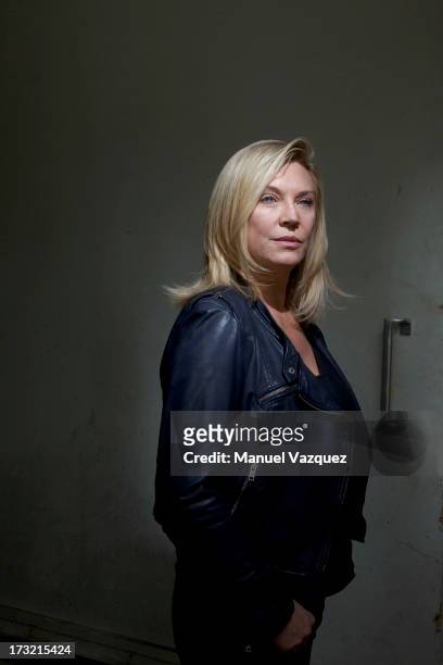 Actor Amanda Redman is photographed for the Sunday Times on June 1, 2011 in London, England.