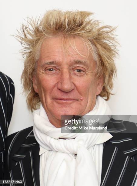 Rod Stewart attends the Jimmy Choo Academy MA Cohorts Presentation coinciding with Frieze London on October 12, 2023 in London, England.