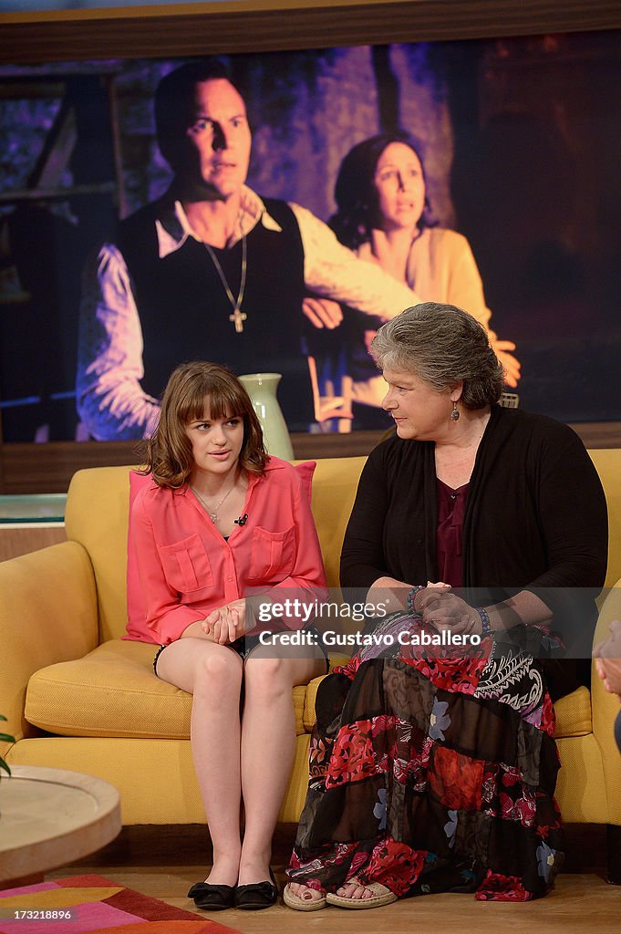 Joey King Visits Univisions "Despierta America"