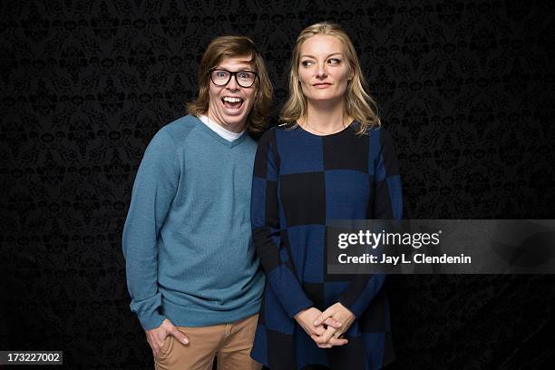 Kevin Pearce, Lucy Walker are photographed for Los Angeles Times on January 18, 2013 in Park City, Utah. PUBLISHED IMAGE. CREDIT MUST READ: Jay L....