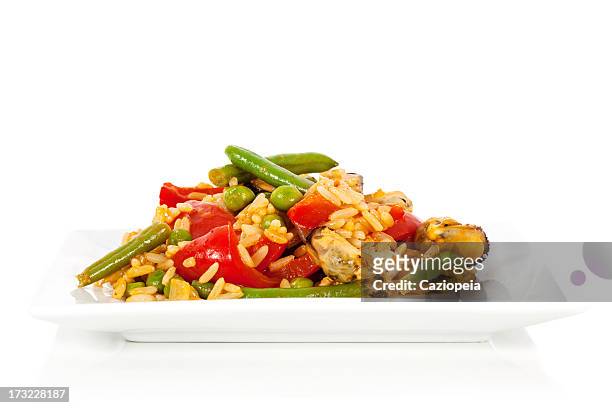 risotto - paella stock-fotos und bilder
