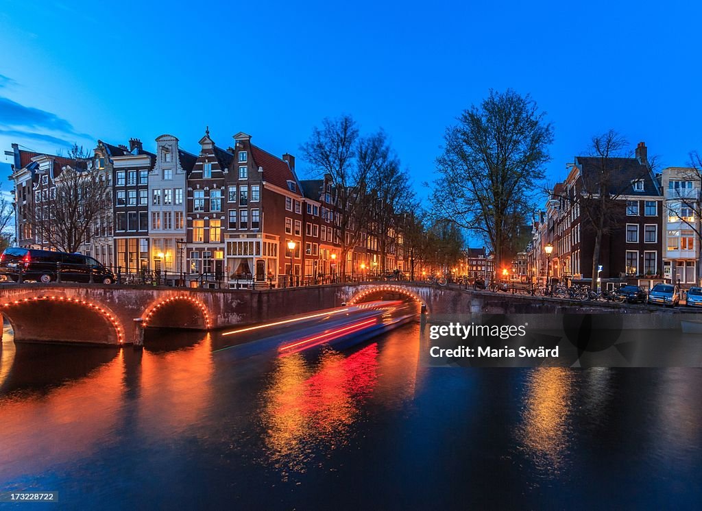 Amsterdam blue hour