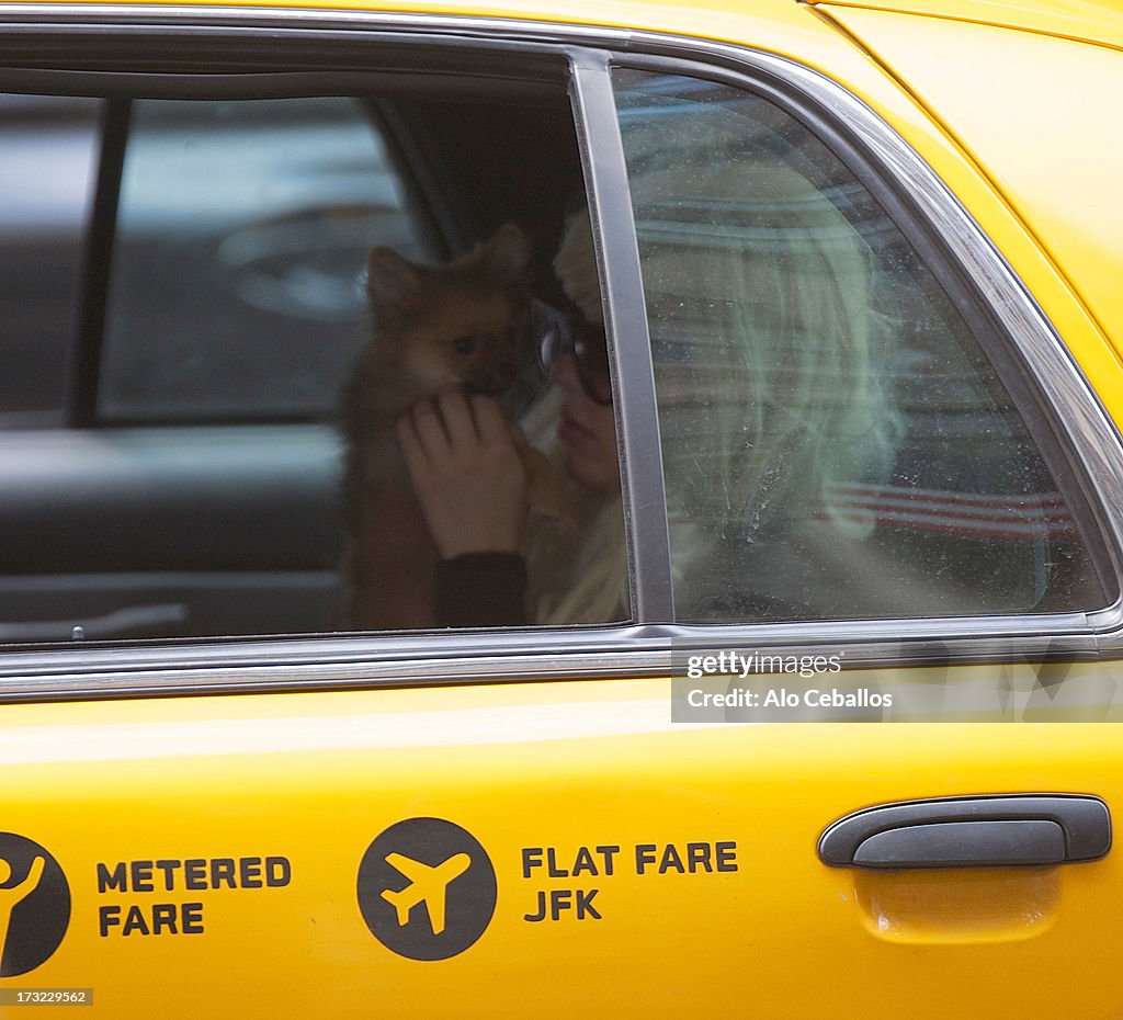 Amanda Bynes Sighting In New York City - July 10, 2013