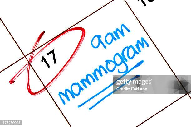 appointment for mammogram - mammogram stock pictures, royalty-free photos & images