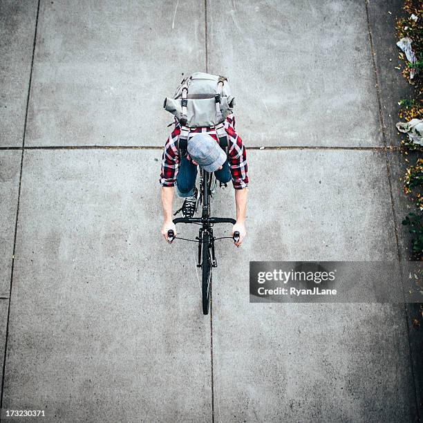 Bike Rider Overhead