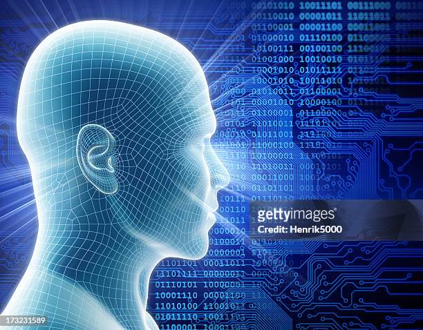 man with hi-tech cyber theme - free images without copyright stock pictures, royalty-free photos & images
