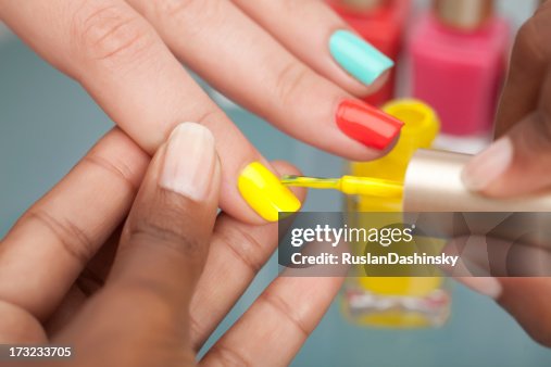 Nail polish. Nail polish.