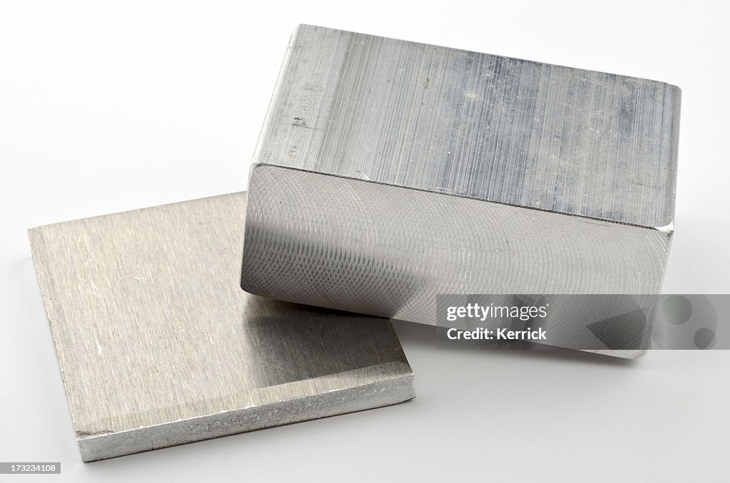 Really and pure chemical Elements - here shown Aluminium Al