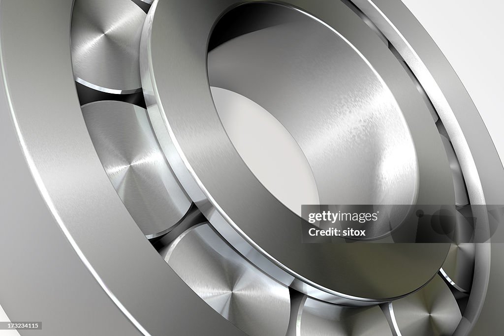 Rollbearing Close-up 3D Render