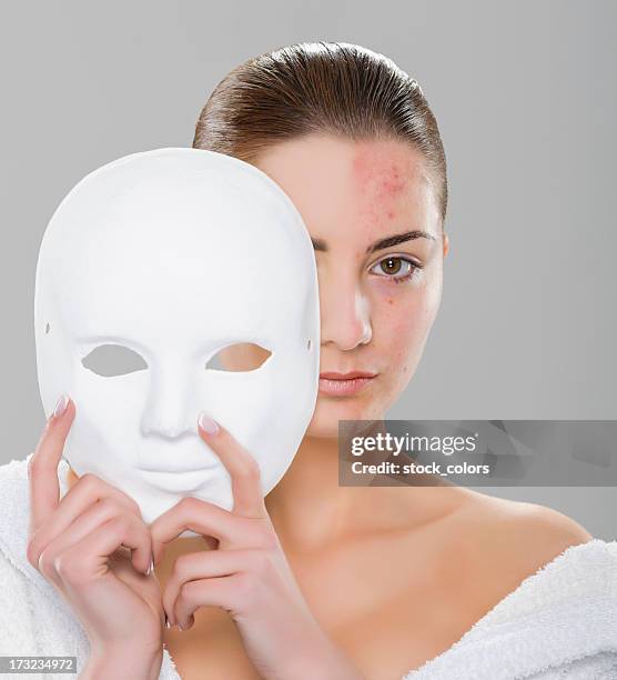 acne - retouched image stock pictures, royalty-free photos & images