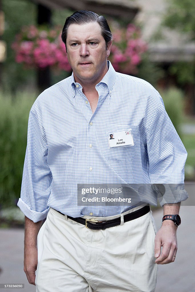 Lee Ainslie, fund manager for Maverick Capital Ltd., arrives for a... News  Photo - Getty Images