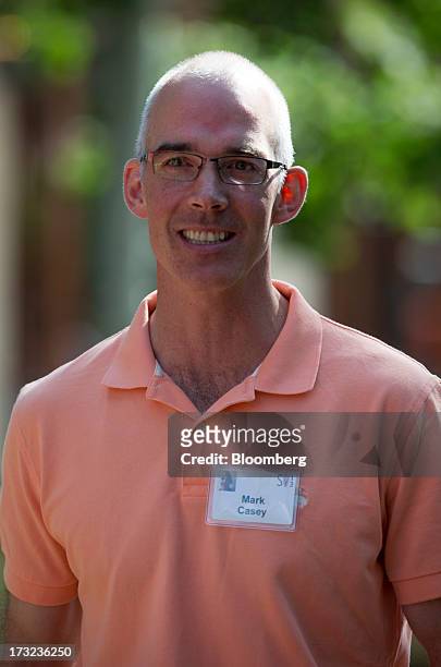 Mark Casey, of Capital World Investors, walks the grounds at the Allen & Co. Media and Technology Conference in Sun Valley, Idaho, U.S., on...