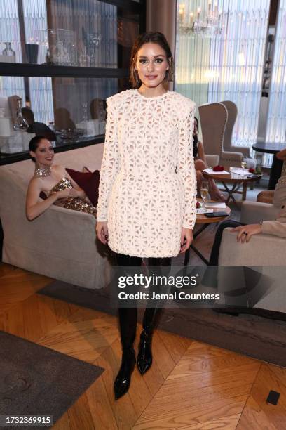 Olivia Palermo attends Bronx And Banco Bridal NYFW "La Blanche" at Baccarat Hotel on October 12, 2023 in New York City.