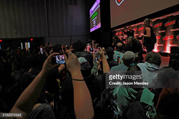 View from the audience during AMC and AMC+ Present The Walking Dead: Daryl Dixon at Jacob Javits Center on October 12, 2023 in New York City.