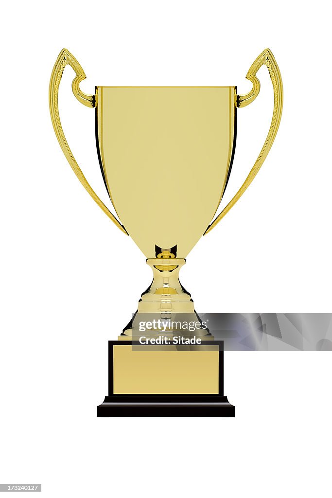Trophy With Clipping Path