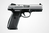 Gun With Clipping Path