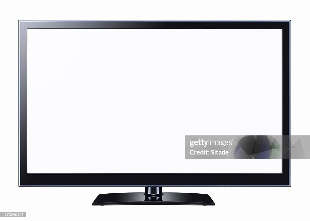 Televisión con dos Clipping Paths (Bordes de corte