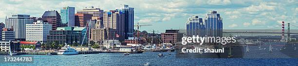 halifax waterfront - halifax regional municipality nova scotia stockfoto's en -beelden