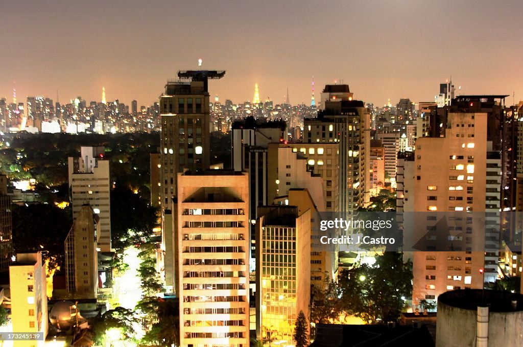 Sao Paulo at night